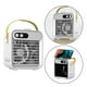 thumbnail image 2 of Mini ventilador de aire acondicionado, enfriador de aire, 3 velocidades, ventilador de escritorio, purificador con blanco, 2 of 7