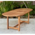 thumbnail image 5 of Amazonia Arizona 7-Piece Solid Wood 100% FSC Patio Extendable Oval Dining Set, 5 of 11