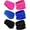 Rose Red, Blue, Black, variant on 6 Pieces Fleece Ear Warmers Headband Winter Neck Gaiter