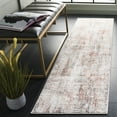 thumbnail image 2 of SAFAVIEH Vogue Martha Abstract Runner Rug, Rust/Grey, 2' x 8', 2 of 8