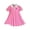 Pink, variant on JoyHoop Little Toddler Girl Sporty Dress Summer Clothes Short Sleeve Kids Dresses Sport Causal Beach Sundress Girl Outfits