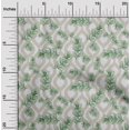 thumbnail image 2 of oneOone Polyester Lycra Green Fabric Leaves Dress Material Fabric Print Fabric By The Yard 56 Inch Wide, 2 of 6