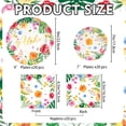 thumbnail image 3 of 60 Pcs Luau Party Tableware Decorations, Aloha Tropical Disposable Dinnerware Set including Paper Plates with Napkins for Hawaiian Tropical Summer Birthday Party Supplies, Serves 20, 3 of 7
