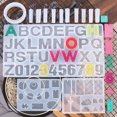 thumbnail image 2 of 1 Set Jewelry Casting Mold Transparent Geometric Pattern Silicone Pendant Bracelet Jewelry Epoxy Mold for Children, 2 of 7
