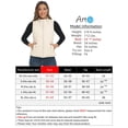 thumbnail image 6 of LK women's vest - Stand Collar Lightweight Padded Gilet for Women (White-S), 6 of 6