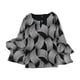 thumbnail image 1 of Blusa de punto Alfani con Mangas en espiral para mujer negro XS, 1 of 1