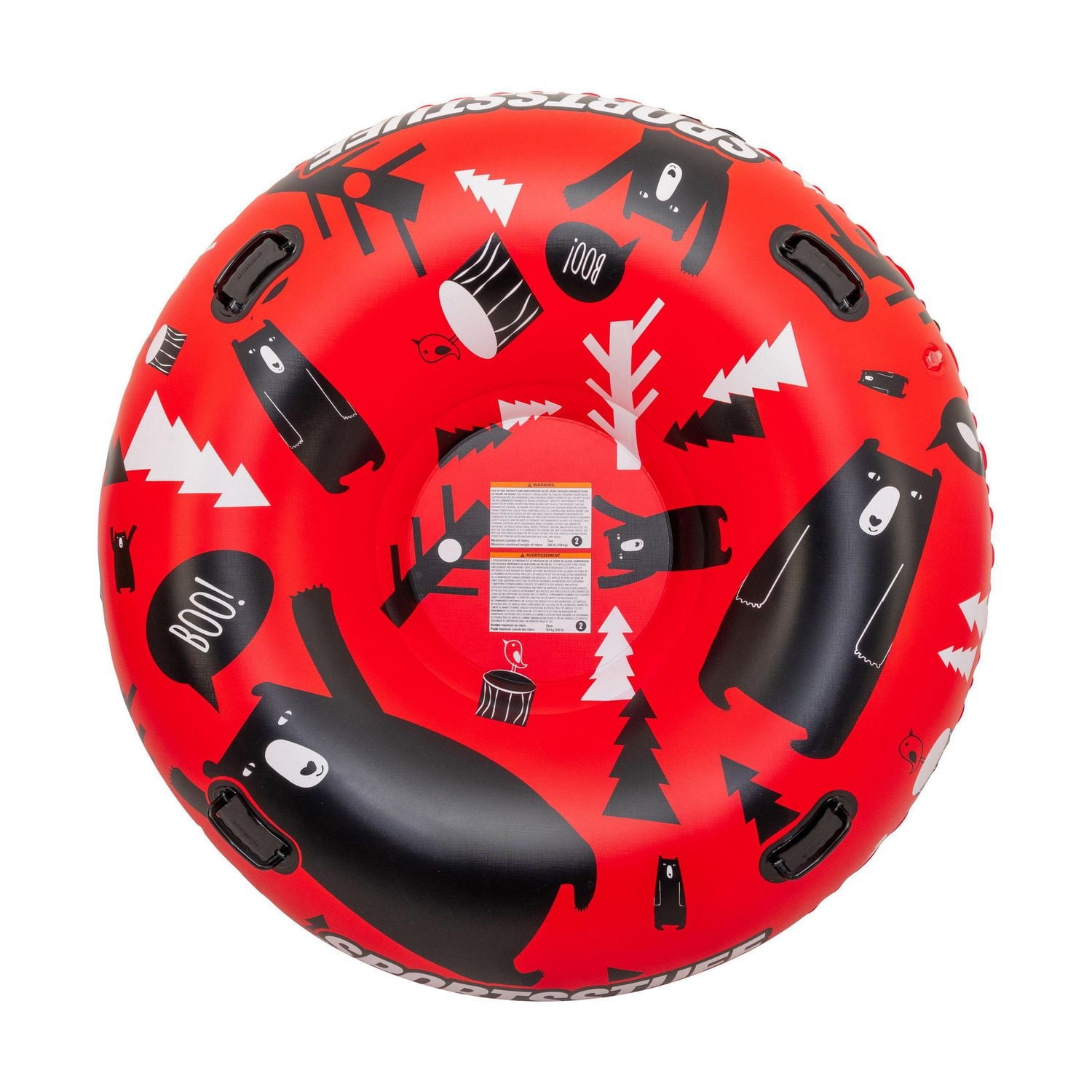 SportsStuff Tube de Neige Gonflable Sportsstuff Bear avec Poignées