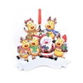 thumbnail image 1 of Toystoory Decoración colgante de Navidad para Hotel en casa, fiesta, banquete, árbol de Navidad portátil, ventana, colgante de resina alegre para Kits de decoración para fiestas 6 cabezas Toystoory HA069810-05B, 1 of 6