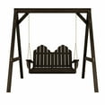 thumbnail image 4 of Amish Casual Adirondack Heavy Duty Swing with A-Frame Stand, Semi-Solid White, 4 of 9