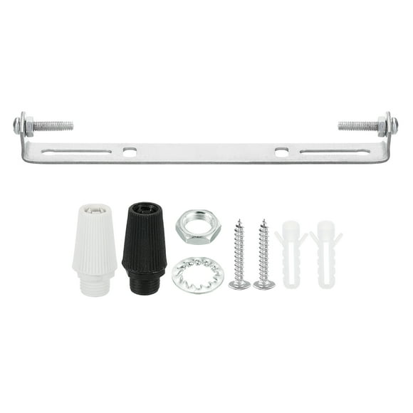 Uxcell Ceiling Light Plate Kit, Light Fixture Mounting Bracket Plate Steel Crossbar 170mm 1