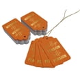 thumbnail image 3 of Inkdotpot Gold Foil Paper Hang Tags Good Bye Tension Hello Pension Retirement Favor Tags 50 Pieces, 3 of 6