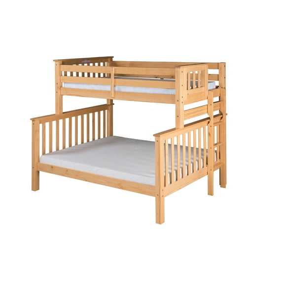 Camaflexi Santa Fe Mission Tall Bunk Bed Twin over Full, Natural