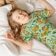 thumbnail image 5 of Fotbe Tangerine Pijama Estampada de 2 Piezas para Niños – Ropa de Dormir de Manga Corta Cómoda para Niños y Niñas, Camiseta y Shorts de Algodón-Small, 5 of 6