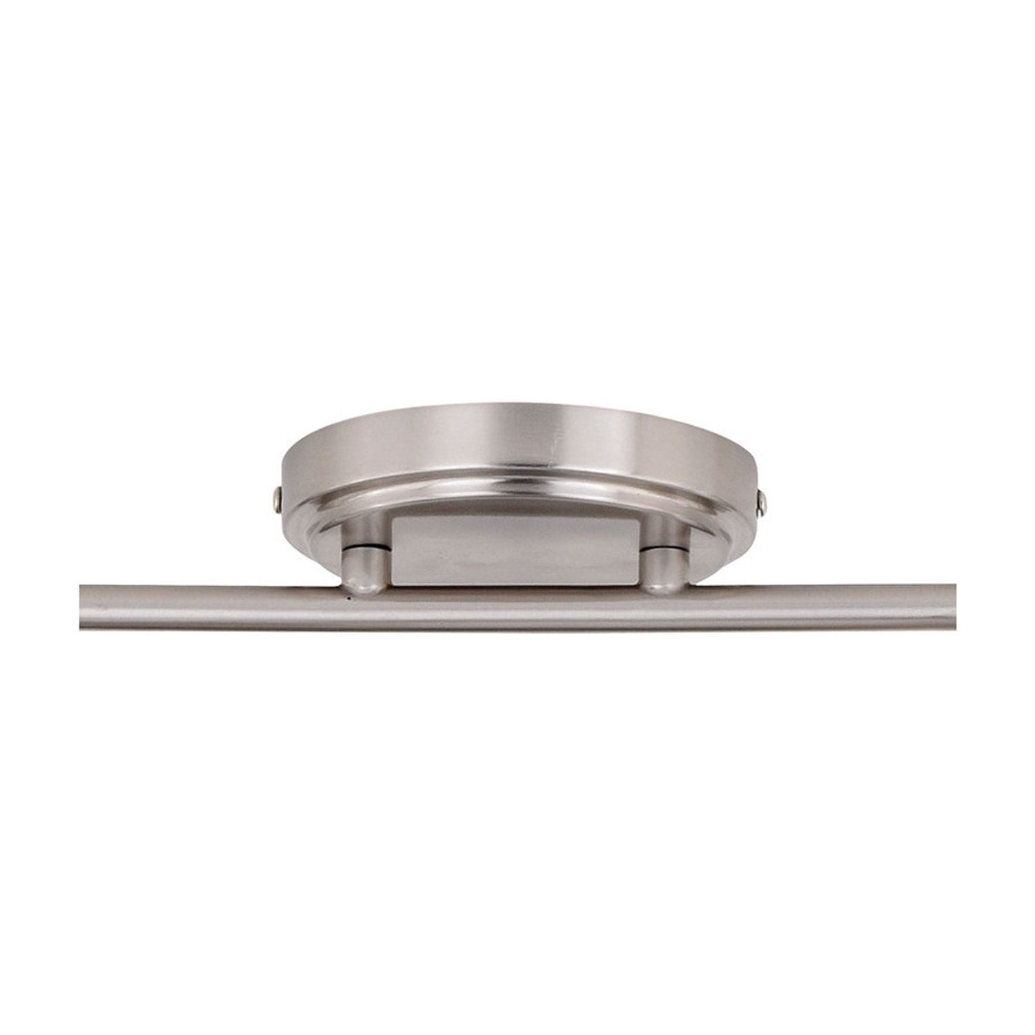 6 Light Flush Mount Ceiling Light - Adjustable Spotlights, Brushed Nickel & Chrome Finish