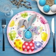 thumbnail image 5 of Darzheoy 16 Count Easter Paper Plates Easter Dinnerware Sets with Easter Eggs Bunny for Spring Holiday Easter Party Supplies, 5 of 6