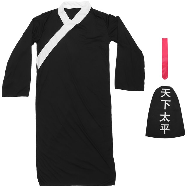 1 set de Halloween Black Impermanence Cosplay Cosplay Outfit Stage Performance Props