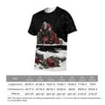 thumbnail image 6 of Men's Christmas T Shirt, 3D All Over Print Santa Claus Graphic Tee, Funny Holiday Short Sleeve Crew Neck Top for Men, Soft Stretchy 88% Polyester 12% Spandex, S-4XL, 6 of 7