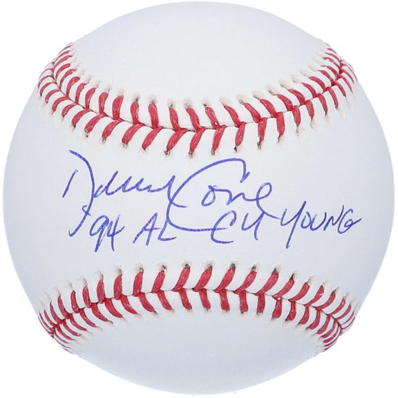 David Cone Kansas City Royals Autographed Baseball with "94 AL Cy Young" Inscription - Fanatics Authentic Certified