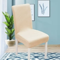 HongHeng Jacquard Chair Covers for Dining Room 1 Pack, Waffle Pattern Stretch Dining Chair Cover, Washable Spandex Kitchen Parsons Chair Slipcovers, Chair Covers for Home or Party