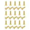 thumbnail image 1 of Unique Bargains Brass Hex Bolts, M4x12mm 30 Pack Fully Thread Grade 4.8 Machine Screws, 1 of 4