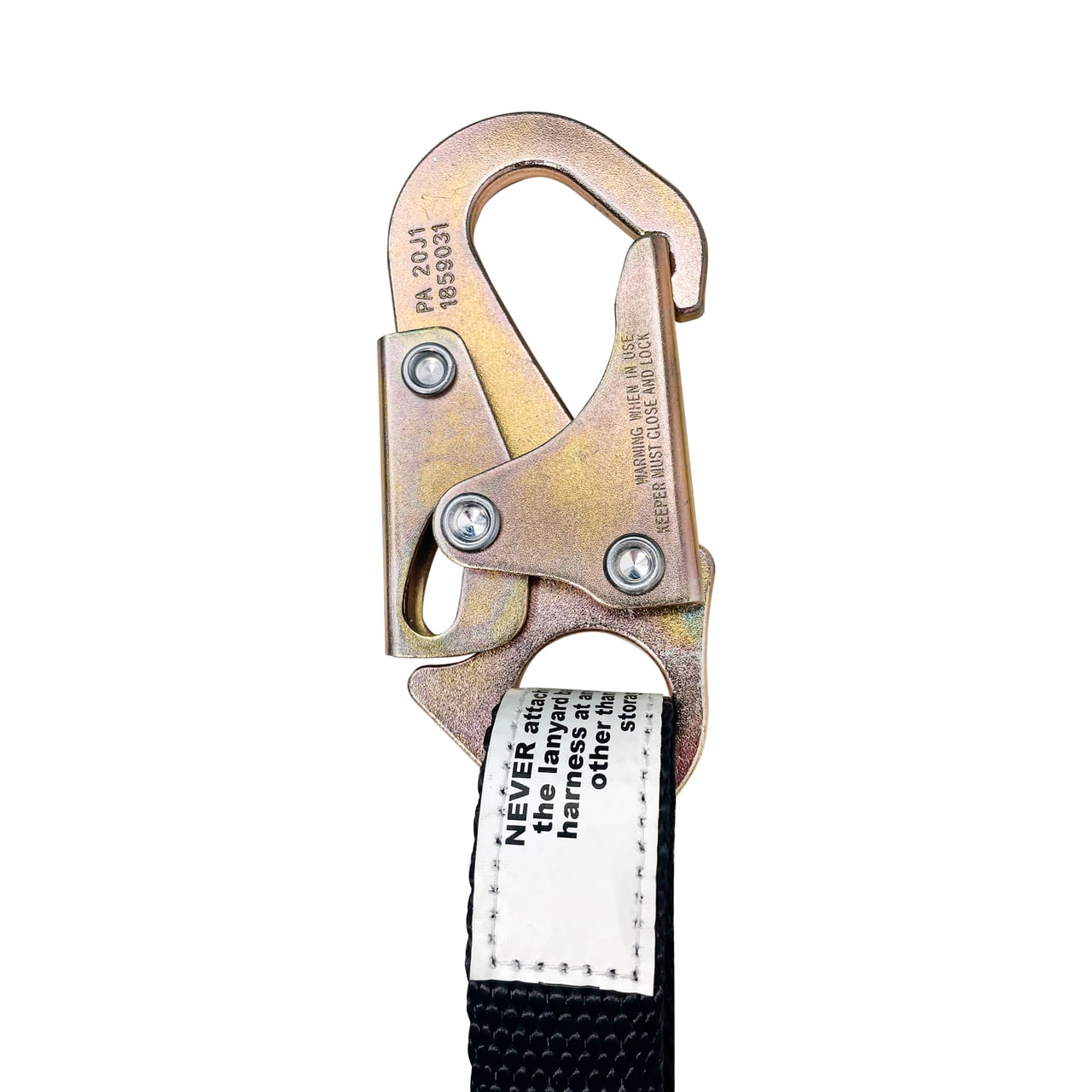 Frontline LPO62SADJ Combat 6' Tie-Back Double Leg Shock Absorbing Lanyard with S