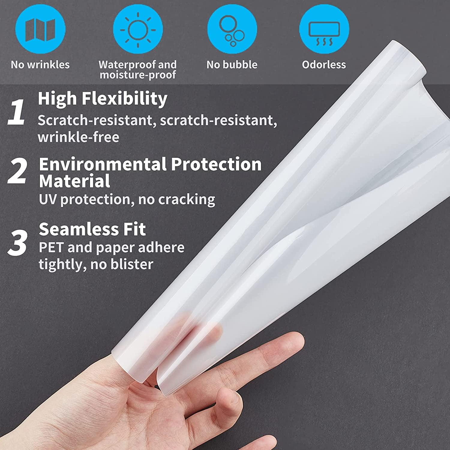 150 Pcs Thermal Laminating Pouches 2Mil Clear Laminating Pouch Film Photo Protecting Sheets Hot Laminate Pouches Sheets for Sealed Photo Card Documents