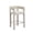 Linen Beige, variant on Dayalane 26" Counter Height Bar Stools Set of 2, Modern Sherpa Barrel Barstools with Back and Armrests, Stainless Steel Footrest for Kitchen Island, White