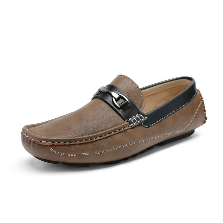 Bruno Marc Men Fashion Classic Loafers Driving Moccasins Shoes For Men Slip on Lightweight Shoes COGNAC Size - Walmart.com