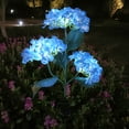 thumbnail image 4 of Luces solares para exteriores, luces de colores, luces de hortensias para decoración de patios, decoración de jardines., 4 of 5