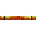 thumbnail image 3 of Romanov, Roman 24x6 Black Modern Framed Museum Art Print Titled - Poppies (Triptych), 3 of 5