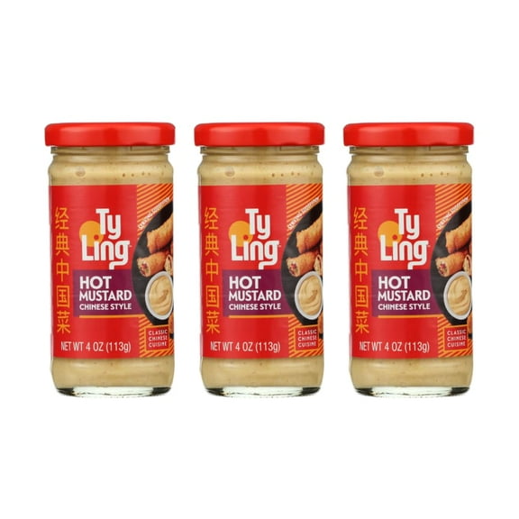 Ty Ling Mustard Chinese Hot 4 Ounce (Pack of 3)
