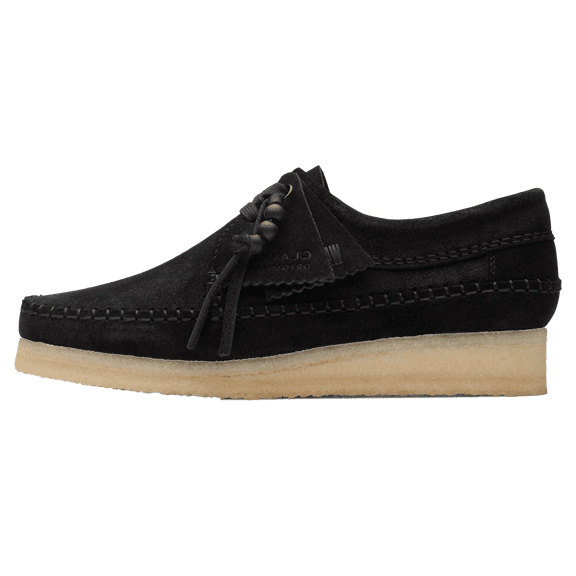 CLARKS WOMENS Weaver Womens "Black Suede" 26173255 26173255 from Stadium Goods