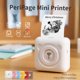 thumbnail image 2 of PeriPage A6 Mini Impresora de bolsillo HD 304DPI Impresora térmica inalámbrica BT Imagen Foto Etique TOMSHOO Rojo, 2 of 7