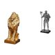 thumbnail image 1 of Estatua de Caballero León Majestuoso, Figura Decorativa de Mesa, Adorno Artístico, Ideal para Oficina, Hogar, Estantería, Entrada, Chimenea, Dormitori, 1 of 8