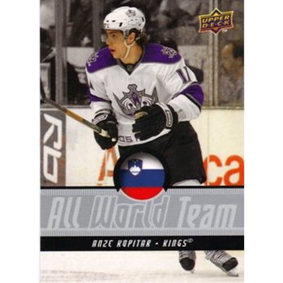 2008-09 Upper Deck All-World Team #AWT12 Anze Kopitar SP NHL Hockey Trading Card