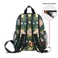thumbnail image 5 of FORMRS School Backpack with Front Zippered Pocket 12" Student Travel Daypack, Pink Geometric Flowers, 5 of 6