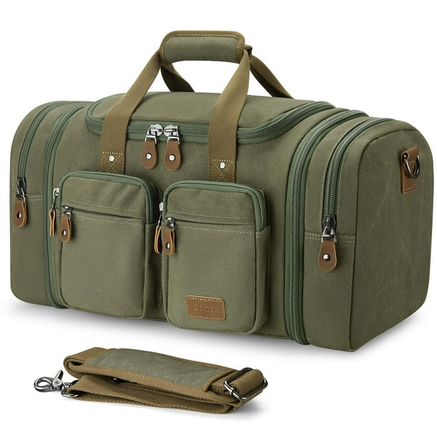 Bolsa de lona Gonex, 50 litros, resistente al agua, para viajes, color verde militar