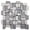 Light Grey / Off-White, variant on Cruz Bay Studio XQ3RBK Block Mosaic - Black Basalt