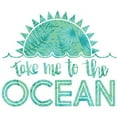 thumbnail image 2 of CafePress - Take Me To The Ocean Print - 11 oz Ceramic Mug - Novelty Coffee Tea Cup, 2 of 4
