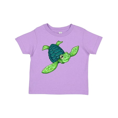 

Inktastic Sea Turtle with Swirls Gift Toddler Boy or Toddler Girl T-Shirt