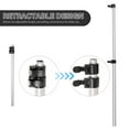 thumbnail image 3 of OULII Home Clothes Steam Stand Rod 44x3.5in Adjustable Length Stainless Steel 1Pack, 3 of 8