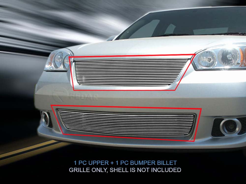 Fedar Billet Grille Combo For 2006-2007 Chevy Malibu SS/LT/LS