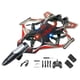 thumbnail image 3 of Avión RC Avión de control remoto Avión de combate con giro de 360 degree Listo para volar Helicóptero Batería roja 2, 3 of 9