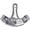 Polished Chrome, variant on Heavy Duty Gauge Steel Hinge Pin Door Stop