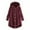 Wine, variant on Patlollav Coats for Women,Women's Plus Size Coat Wool Winter Jackets