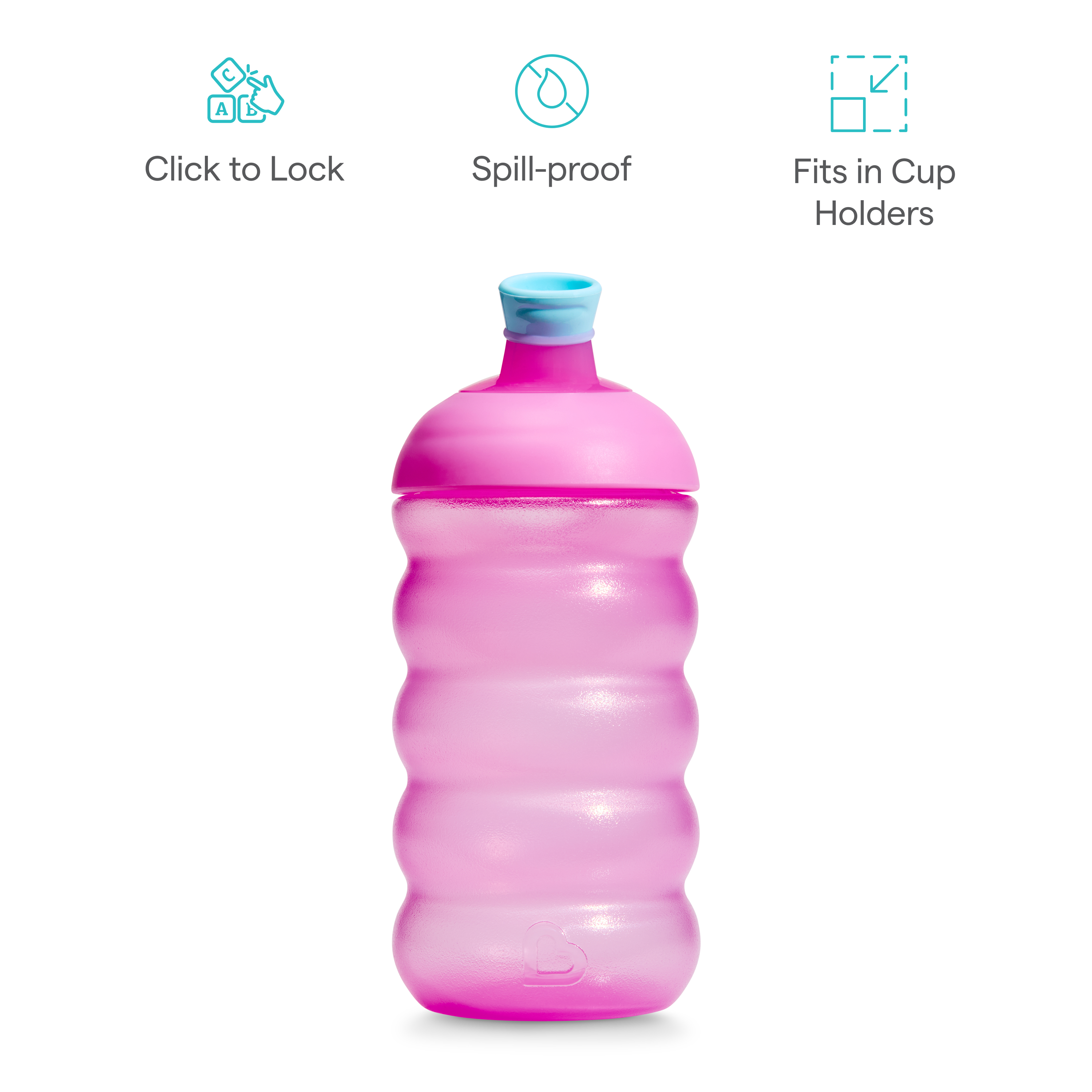 Munchkin Click Lock Sippy Cup, Bite-Proof, 10 oz, 2 Pack photo 6