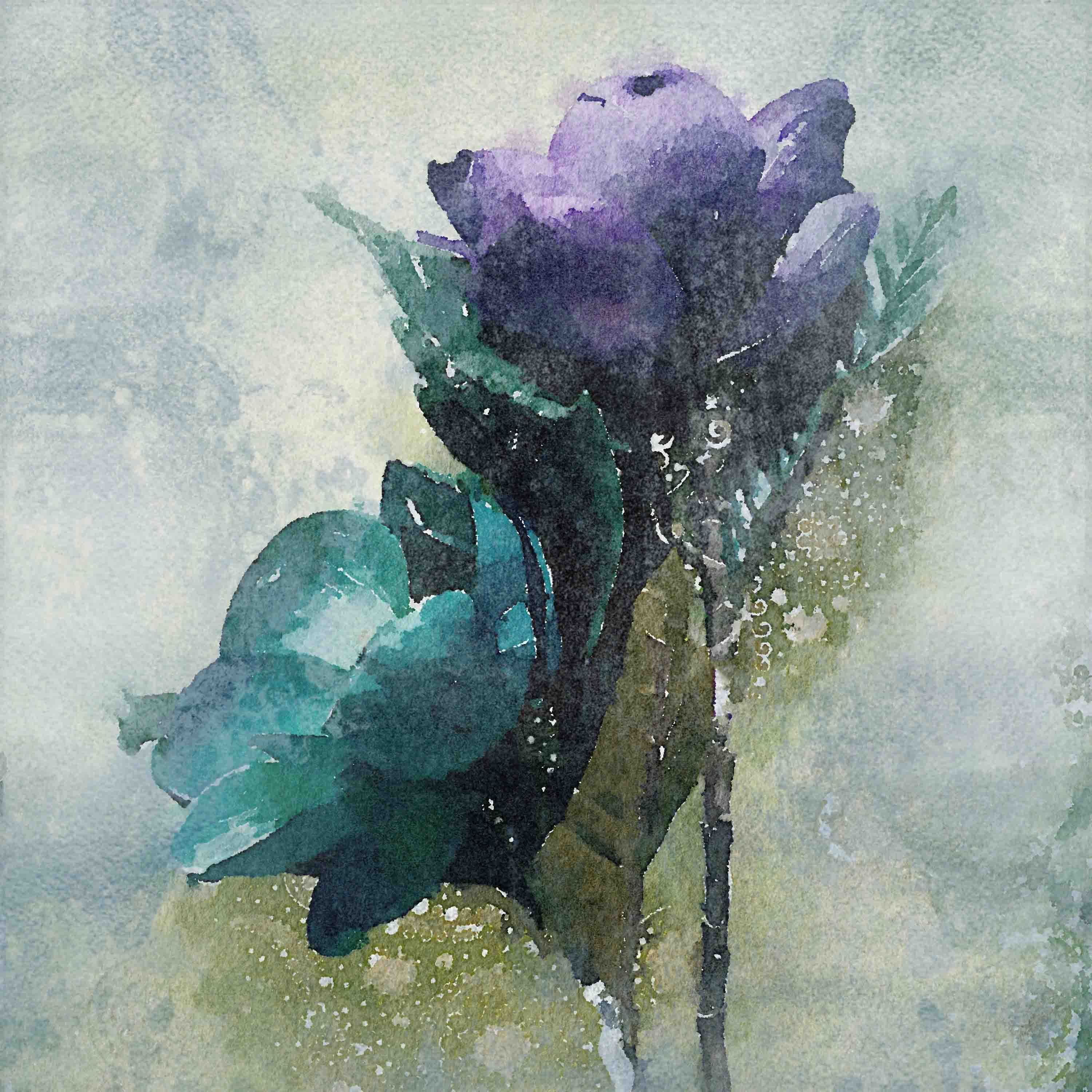 Marmont Hill - "Romantic Arrangement" by Irena Orlov Painting Print on Wrapped Canvas