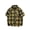 Yellow, variant on WREESH Men's Button Down Shirts Short Sleeve Plaid Shirt with Button-Open Pockets for a Classic Men's Summer Wardrobe Olive Green