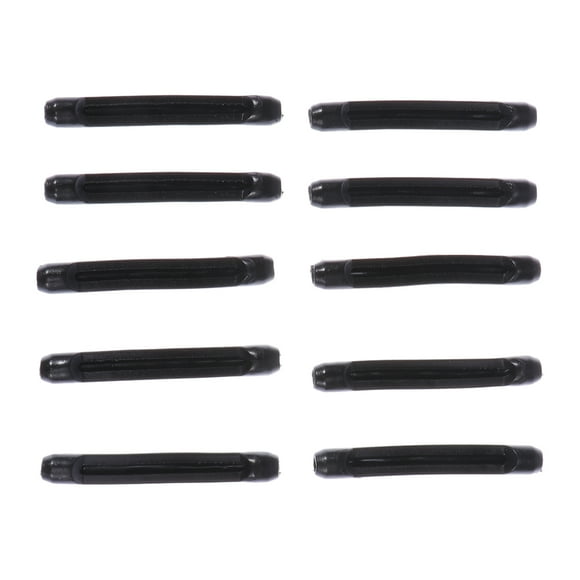 20pcs Anti-slip Eyeglass Holders Silicone Eyewear Suits Eye Glasses Accessories Black