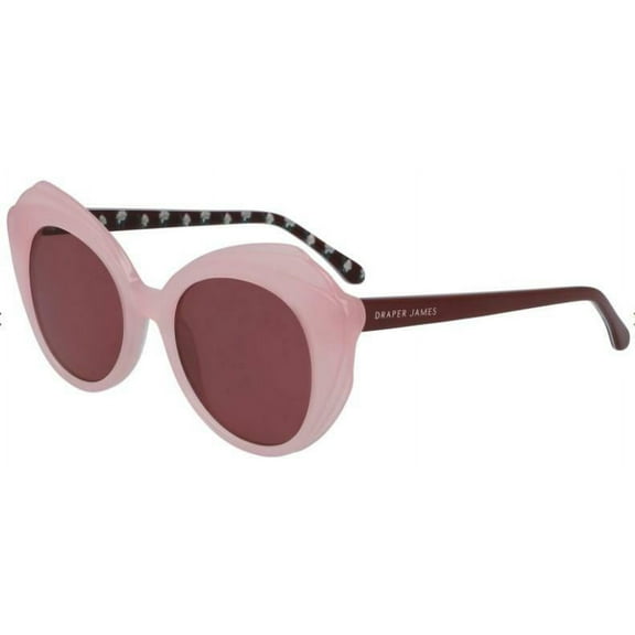 NEW Draper James DJ 7022 651 Blush Sunglasses with Pink Lenses & DJ Case